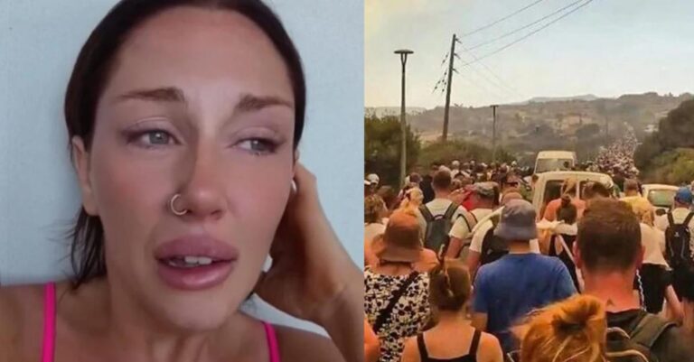 «Ευχαριστώ τον Έλληνα ήρωα που μας έσωσε» – Βρετανίδα δακρύζει απο ευγνωμοσύνη μετά τη διάσωσή της στη Ρόδο