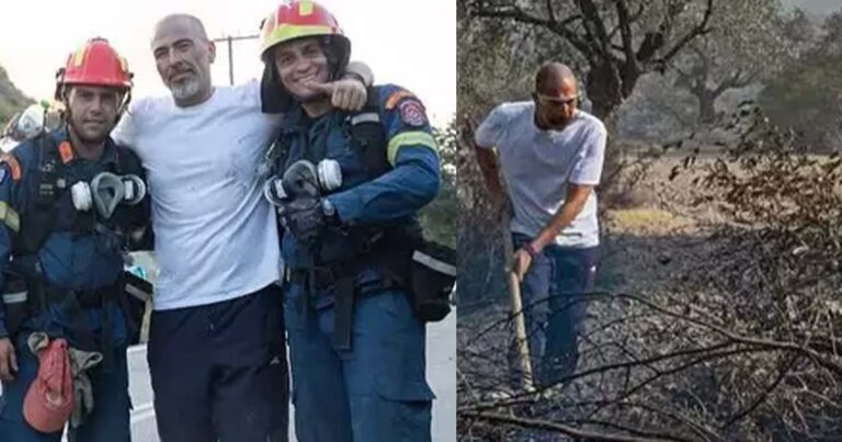 Φωτιές στη Ρόδο: Ο Βαλάντης για δέκα ημέρες στη μάχη με την πύρινη λαίλαπα – «Είμαι πολύ υπερήφανος»