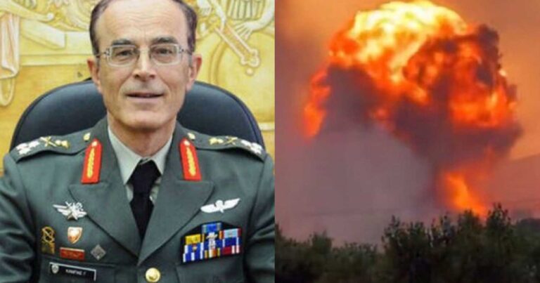 Πρώην αρχηγός ΓΕΣ-Γεώργιος Καμπάς: «Αδιανόητο να μπαίνει φωτιά στην αποθήκη πυρομαχικών, έπρεπε να είναι «ξυρισμένο» το έδαφος»