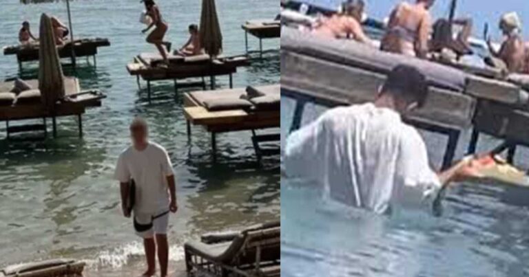 Ρόδος: «Σφραγισμένο» από το 2016 το beach bar με τον σερβιτόρο… κολυμβητή