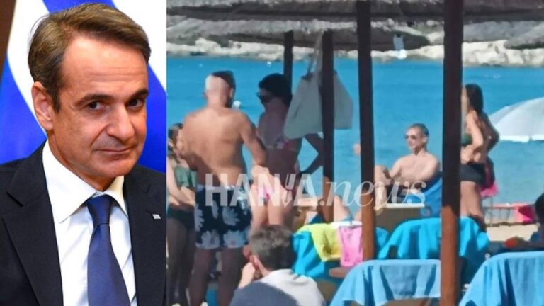 Ξεκουράζεται ο Πρωθυπουργός: Για μπάνιο στο Μαράθι Χανίων ο Κυριάκος Μητσοτάκης!