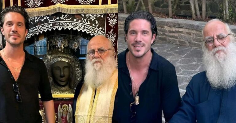 Πήγε να προσκυνήσει: Ο Νίκος Οικονομόπουλος στον Ταξιάρχη του Μανταμάδου στην Μυτιλήνη