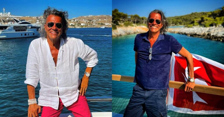 «Η τούρμπο-γιαγιά»: Ο Ηλίας Ψινάκης στα 65 του κάνει ακροβατικά στο τζετ σκι & γίνεται θέαμα σε όλη την παραλία