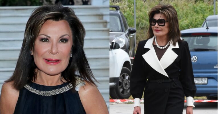 Δεν είδε την κάμερα η Γιάννα Αγγελοπούλου κι «έγινε θέαμα»: Η σπάνια εμφάνιση με τους γιους της, στη Μύκονο