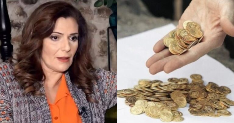 Ανεκτίμητος θησαυρός, περήφανη η Θεοδώρα Σιάρκου για τον σύζυγό της: «Έσκαψε και βρήκε 4.000 χρυσά νομίσματα»
