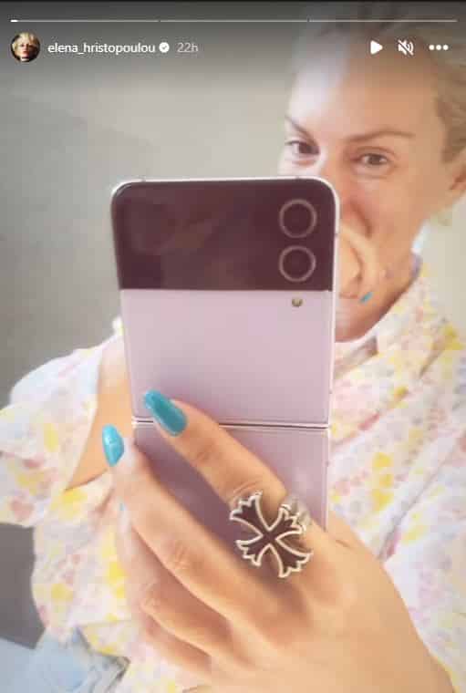 Ουρές στα νυχάδικα: Όλες ζητούν το νέο χρώμα που έκανε η Έλενα Χριστοπούλου στα νύχια, η Νο1 τάση της εποχής 1 Έλενα Χριστοπούλου selfie