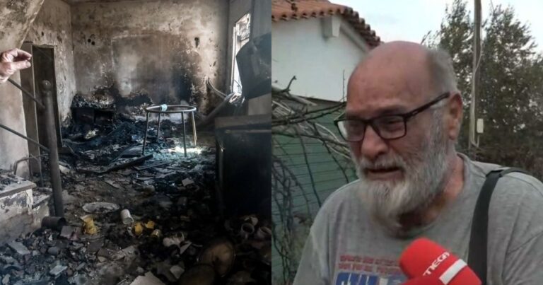 «Έχτιζα το σπίτι μου μόνος μου 30 χρόνια, τώρα πού να πάω;»: «Ραγίζει» καρδιές ο κύριος Κλεάνθης από το Μενίδι