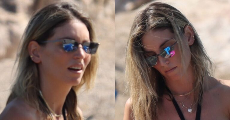 Δεν είδε ότι είχε παπαράτσι η παραλία: Έτσι είναι το σώμα της Αθηνά Οικονομάκου, χωρίς ρετούς, στα 37 της