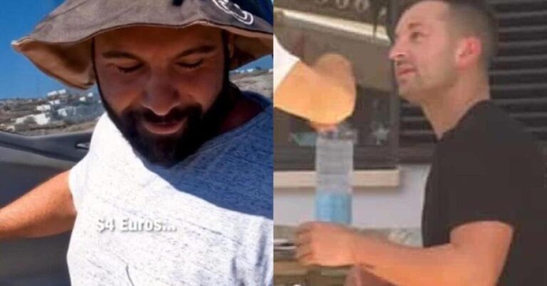 Έμεινε «παγωτό»: Μυκονιάτης έδωσε 1 μπουκάλι νερό και 4€ σε τουρίστα, κι εκείνος του έκανε το καλύτερο δώρο