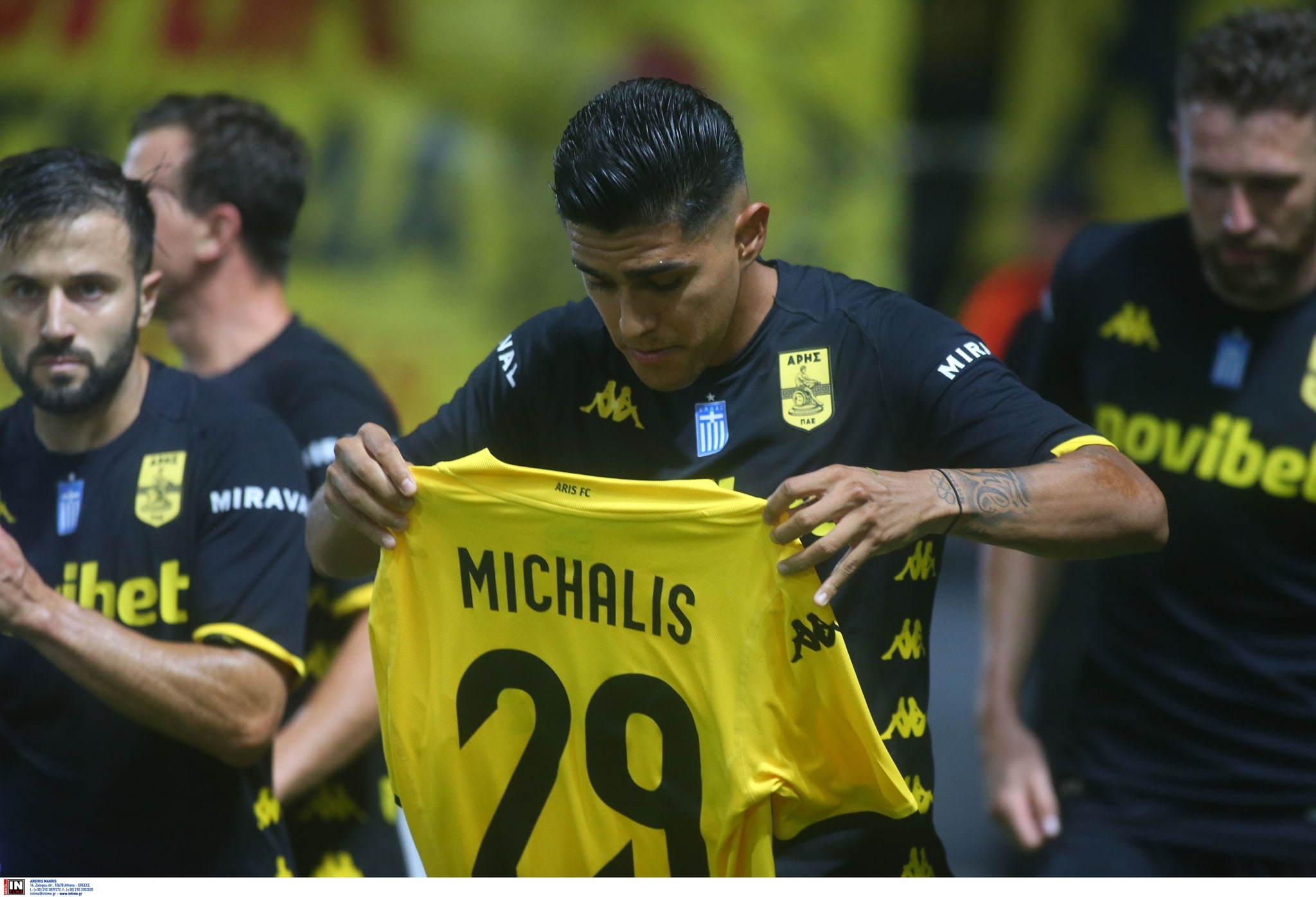 "Για τον Μιχάλη": Το ευχαριστώ της ΑΕΚ στον Άρη για την συγκινητική κίνηση του Λουίς Πάλμα [εικόνες]