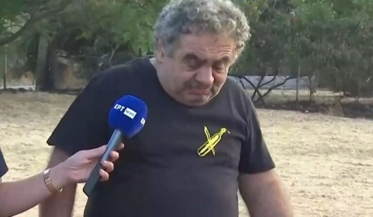 Αλεξανδρούπολη: Αγρότης έκλαψε βλέποντας την επιχείρησή του να έχει γίνει στάχτη