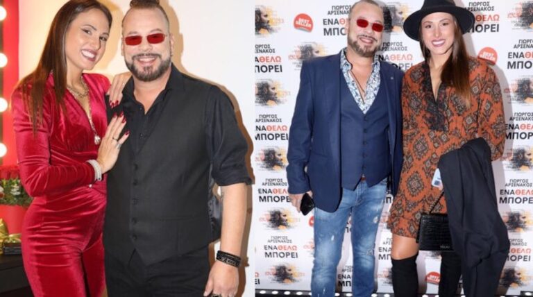 Ανεβαίνουν τα σκαλιά της εκκλησίας ο Χρήστος Δάντης και η Ασημίνα Χατζηανδρέου – Η ανάρτηση με το μονόπετρο στην Σαντορίνη