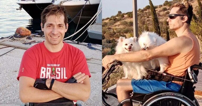 Αuτός είναι ο 40χρονος Γιώργος που σκοτώθnκε από 87χρονο οδηγό στη Βάρκιζα με τα σκυλάκια του