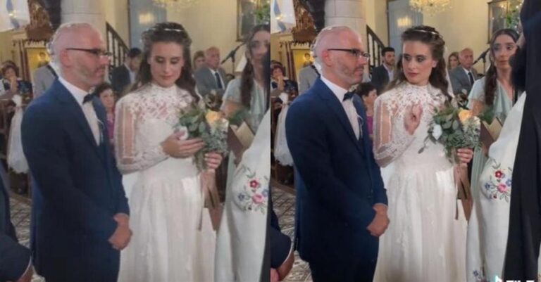 Δάκρυσαν οι πάντες: Νύφη μεταφέρει με νοηματική γλώσσα στον γαμπρό τα λόγια του ιερέα