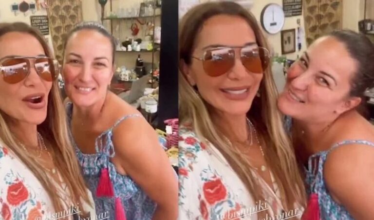 Η αδελφή του Μπισμπίκη άνοιξε μαγαζί και η Βανδή έσπευσε να ψωνίσει