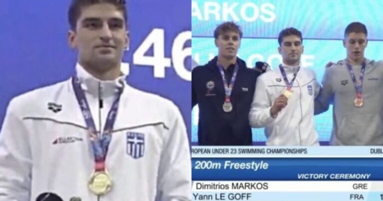 Η ελληνική σημαία στην κορυφή: Χρυσός ο Δημήτρης Μάρκος στην κολύμβηση – Συνέτριψε το πανελλήνιο ρεκόρ, έκλεισε θέση για το Παγκόσμιο