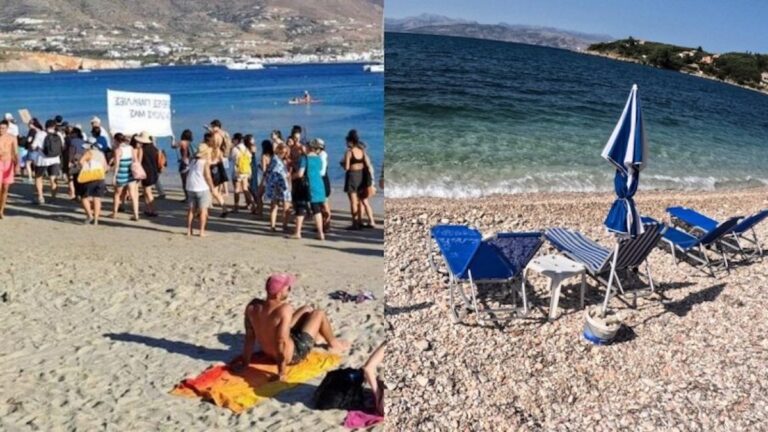 «Κίνημα της πετσέτας»: Πρωτοσέλιδο και στον διεθνή Τύπο – Η Daily Mail για τον «πόλεμο» της ξαπλώστρας στα ελληνικά νησιά