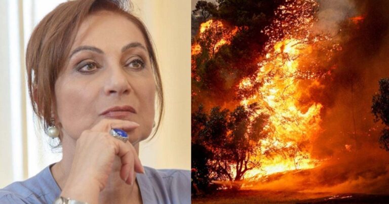 Mε 10 λέξεις τους έβαλε στη θέση τους: Η Φιλαρέτη Κομνηνού τα είπα όλα για τις φωτιές και αυτούς που δεν σέβονται