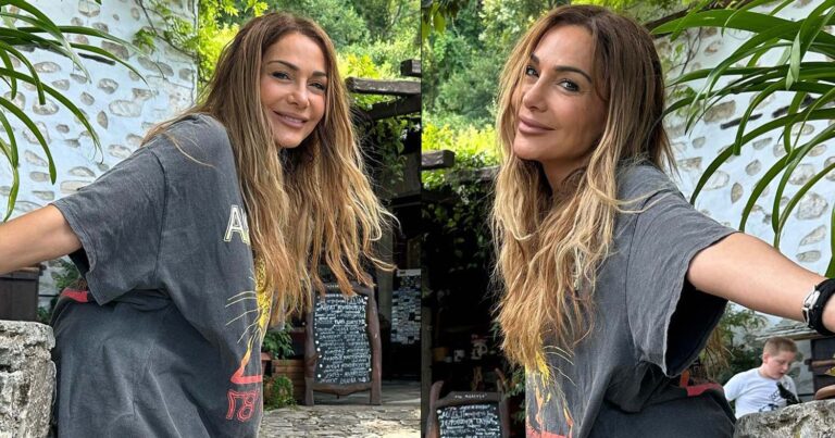 Φόρεσε «ανúπαρκτο» σορτς η Δέσποινα Βανδή και τρέλανε τον Μπισμπίκη – ‘Εκανε Δεκαπενταύγουστο στο Πήλιο