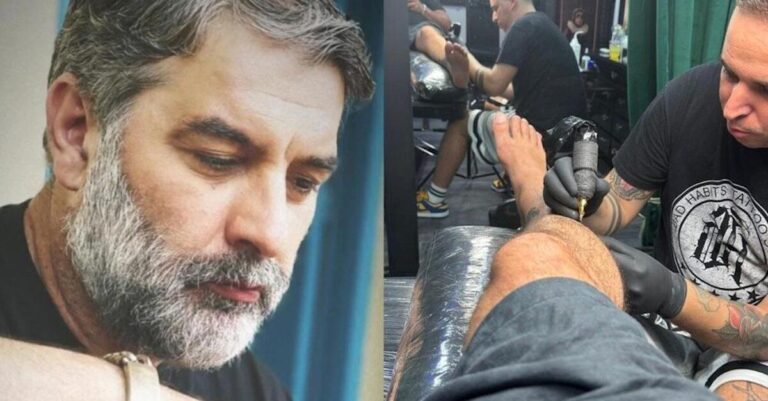 Ούτε Βανδή, ούτε Παναθηναϊκός: Ο Βασίλης Μπισμπίκης έκανε τατουάζ τη μεγάλη του αγάπη & μας δείχνει το αποτέλεσμα