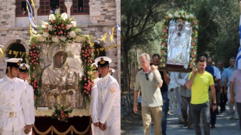 Η Παναγιά της Θάλασσας: Η εικόνα της Μεγαλόχαρης που βγήκε από τον βυθό και γιορτάζει κάθε Δεκαπενταύγουστο