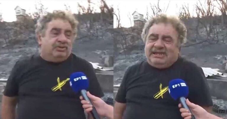 Πυρκαγιά στην Αλεξανδρούπολη: Ράγισε καρδιές ο αγρότης που είδε την επιχείρησή του να έχει καεί ολοσχερώς