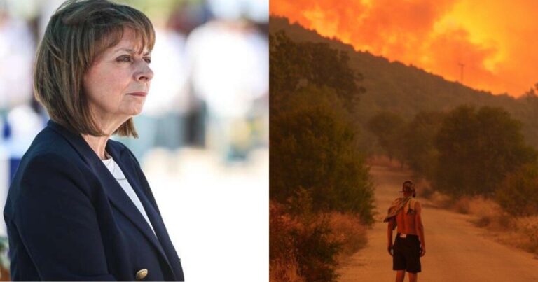 Συγκλονισμένη η Κατερίνα Σακελλαροπούλου με τους νεκρούς μετανάστες στο δάσος της Δαδιάς: «Πενθούμε για τον χαμό τους»