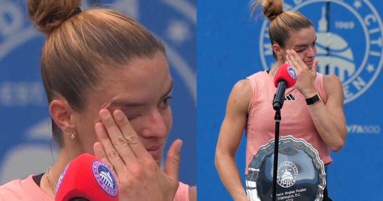 Μαρία Σάκκαρη: Δάκρυσε στην Ουάσινγκτον μετά την ήττα της στον τελικό – «Είναι αρκετά απογοητευτικό»