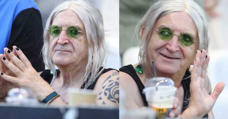 Έλληνας Τζόνι Ντεπ: Ο Νίκος Καρβέλας πήγε γήπεδο και τρέλανε τις γυναίκες με τη ροκ εμφάνιση του