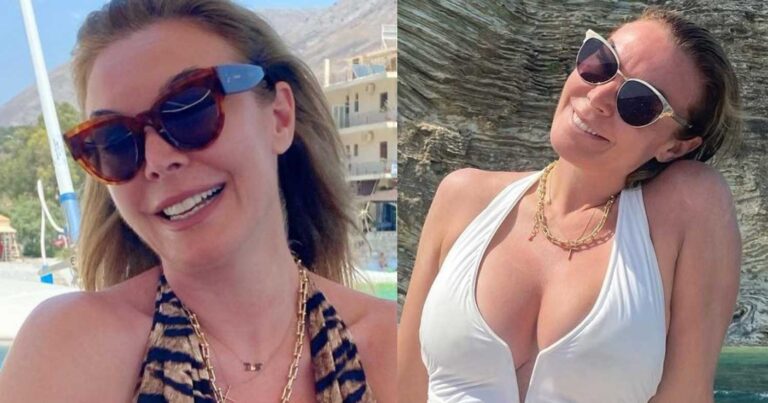 Σαν άγαλμα: Η Τατιάνα Στεφανίδου ξαπλωμένη στην άμμο σε παραλία τρελάνει τους άντρες