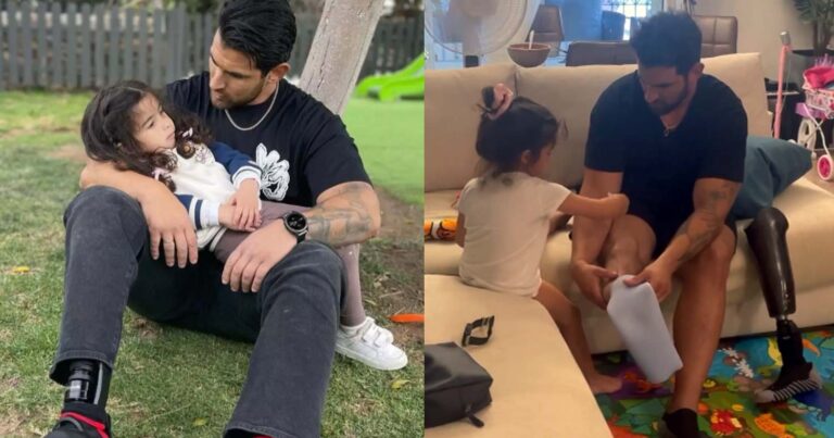 «Για πρώτη φορά μου ζήτησε να βγάλω το πρόσθετο μέλος»: Συγκινεί ο Ετεοκλής Παύλου σε βίντεο με την κόρη του