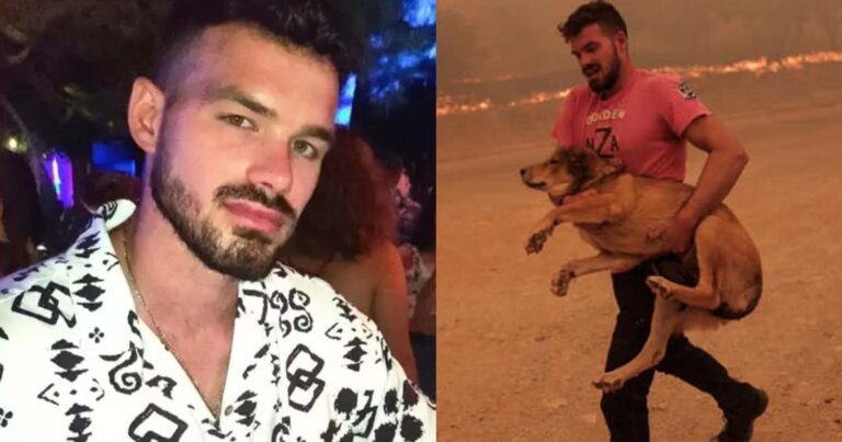 Αuτός είναι ο άνδρας που συγκίνησε το πανελλήνιο προσπαθώντας να σώζει ζώα πέφτoντας στη φωτιά