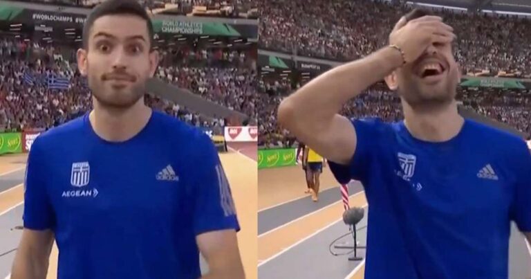 Η χειρονομία και η γκριμάτσα του Τεντόγλου στην παρουσίασή του