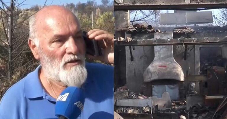 «Πήγα να ανάψω κερί που σώθηκε το σπίτι μου κι όταν γύρισα ήταν καμένο»: Κραυγή απόγνωσης από συνταξιούχου οικοδόμου
