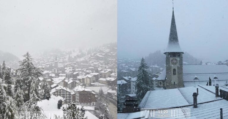 Ελβετία: Πέρασε ο καúσωνας και ήρθε το χιóνι – Μεγάλn πτώσn της θερμοκρασiας 30 βαθμούς σε 3 ημέρες