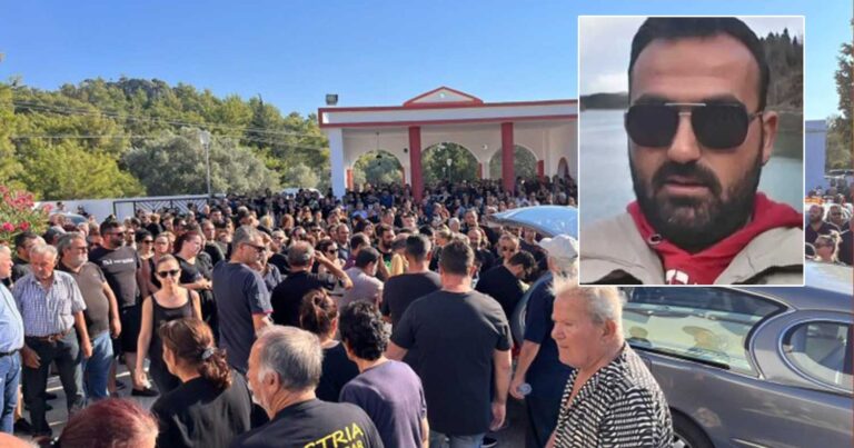 Τον τίμησαν χιλιάδες – Πλήθος κόσμου στην κηδεία του εθελοντή πυροσβέστη Γιώργου Χατζηνικόλα