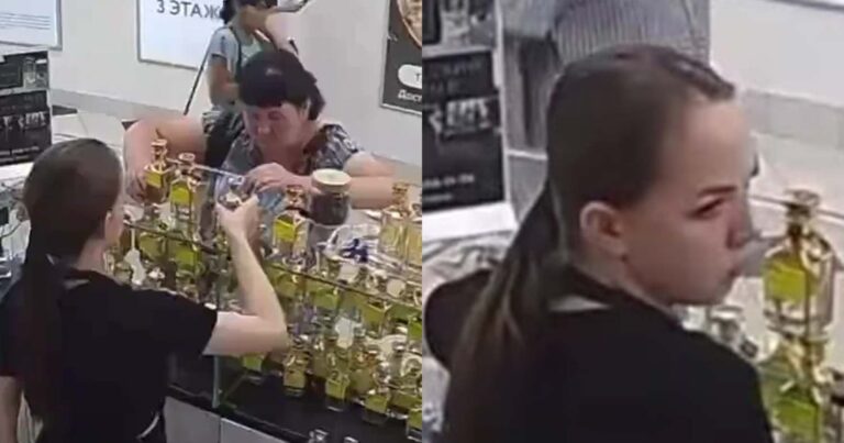Γυναίκα στη Ρωσία ζητά να μυρίσει ένα άρωμα και το… πiνει από το μπουκάλι
