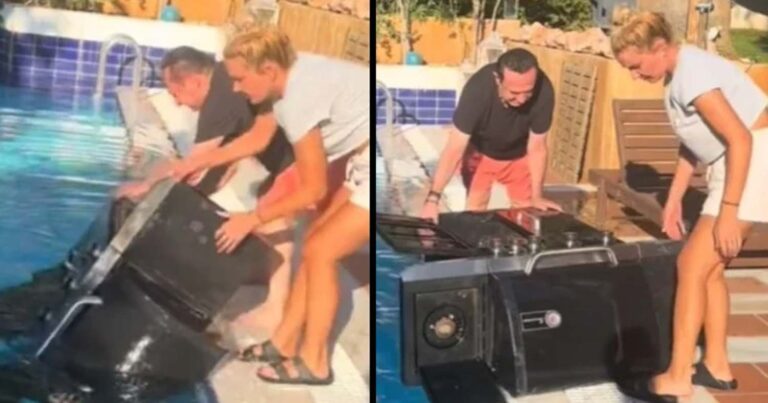 Δύσκολες ώρες για τον Λευτέρη Πανταζή: Έπεσε στην πισίνα η πανάκριβη ψησταριά του