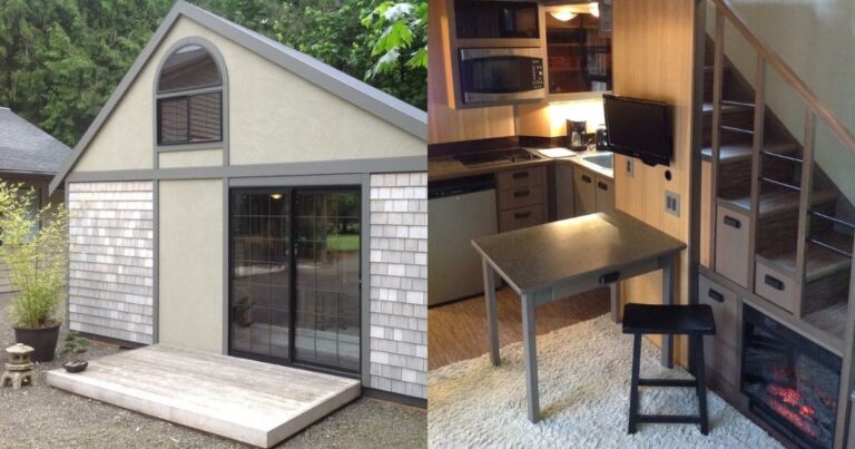 Μόλις 26 τετραγωνικά, στο στήνουν έτοιμο στο χώρο σου και το εσωτερικό του διαθέτει μέχρι και τζακούζι και τζάκι