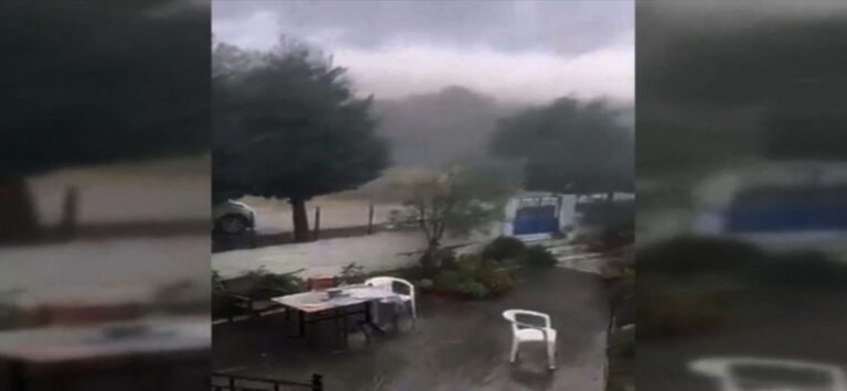 Τρίκαλα: Τεράστιες καταστροφές από την χαλαζόπτωση