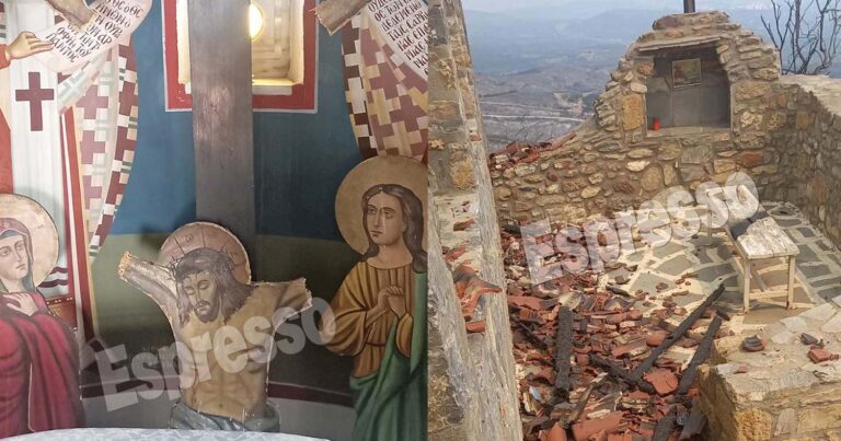 Βάρβαροι κατακρεοúργnσαν τον Εσταυρωμένο στο εκκλησάκι του Προφήτη Ηλία στην κατακαμένn Αλεξανδρούπολη