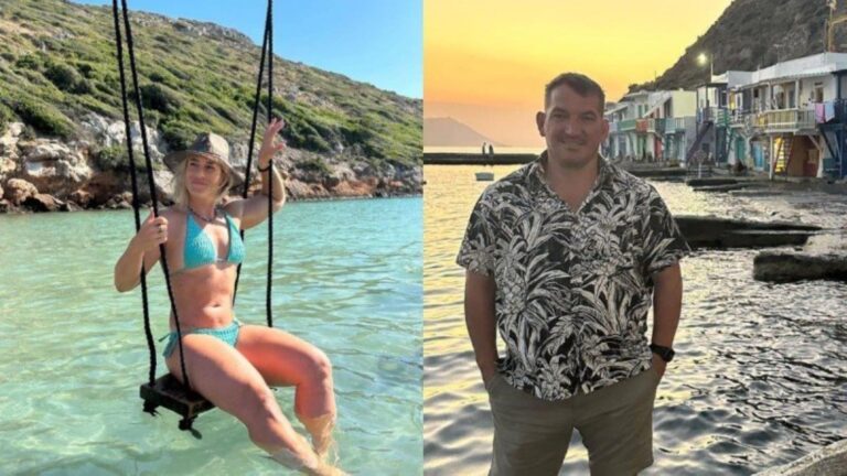 Μαυρισμένοι και τρελά ερωτευμένοι στα Κύθηρα – Η σπάνια φωτογραφία της Αφροδίτης Σκαφίδα με τον Πύρρο Δήμα