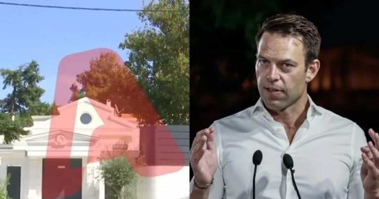 Βίλα υπερπαραγωγή, εσωτερική πισίνα, 11 πάρκινγκ: Σε αυτό το σπίτι βγαλμένο από «Δυναστεία» μεγάλωσε ο Στέφανος Κασσελάκης