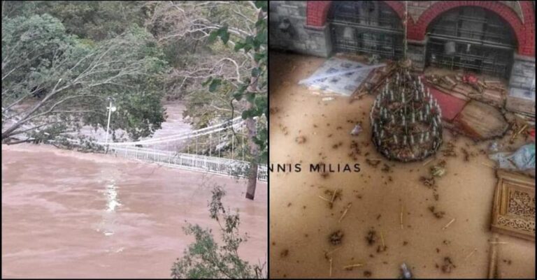 Θλίψη για την Ορθοδοξία: Ο Πηνειός «κατάπιε» το ιστορικό προσκύνημα της Αγίας Παρασκευής στα Τέμπη