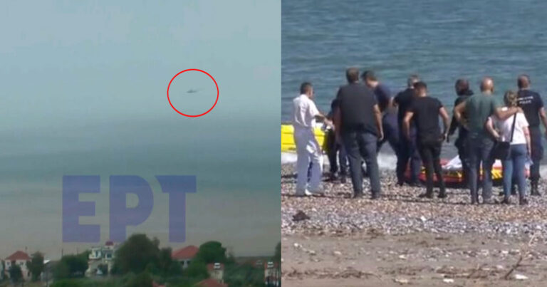 Εύβοια: Νεκρóς ανασύρθηκε ο πιλότος του ελικοπτέρου από βάθος 52 μέτρων στη θάλασσα