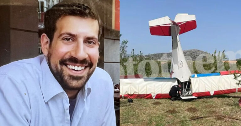 Θρήνος για τον 37χρονο Άγγελο που έχασε τη ζωή σήμερα πέφτοντας με αεροπλάνο