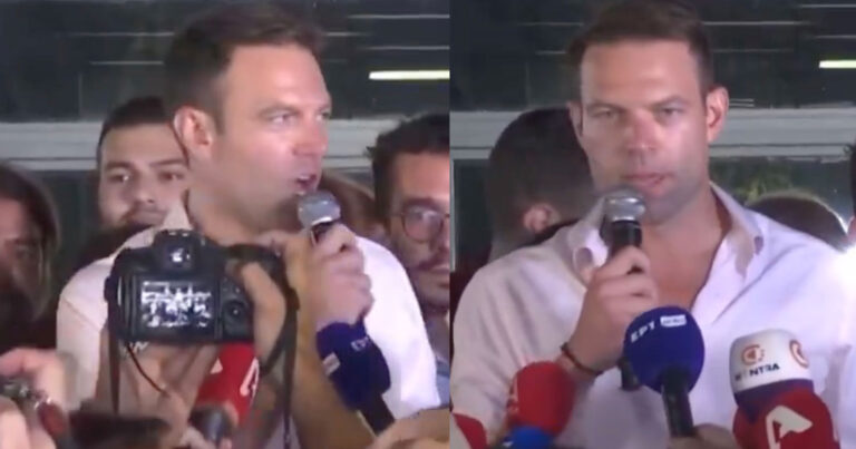 «Νάτος νάτος ο πρωθυπουργός»: Αποθέωσαν τον Στέφανο Κασσελάκη έξω από τα γραφεία του ΣΥΡΙΖΑ