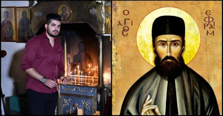 Άντρας θεραπεύτηκε 6 φορές από τον Άγιο Εφραίμ! Οι σταυροί στο σώμα του Ραφαήλ