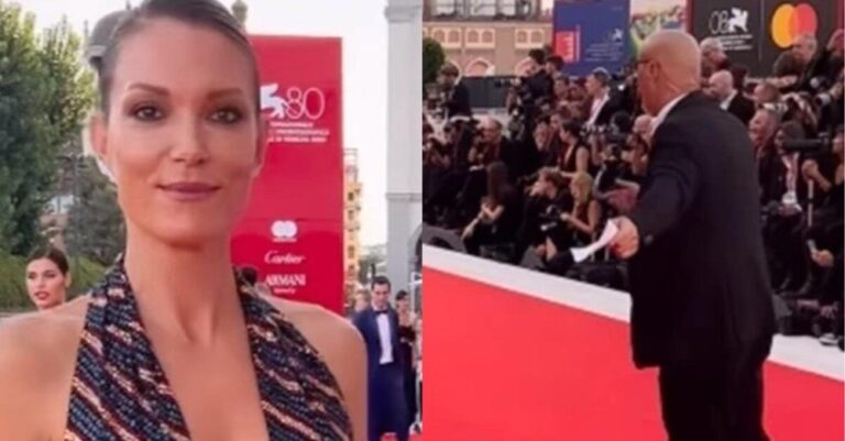 Απαστράπτουσα με αέρα ντίβας: Η Βίκυ Καγιά εμφανίστηκε έτσι στο κόκκινο χαλί, αλλά ο υπεύθυνος της φώναζε να φύγει