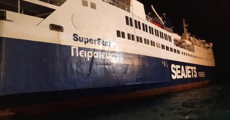 Μηχανική βλάβη στο Super Star: Με 7 μποφόρ πλέει με μειωμένη ταχύτητα από τη Σκιάθο προς το λιμάνι του Βόλου